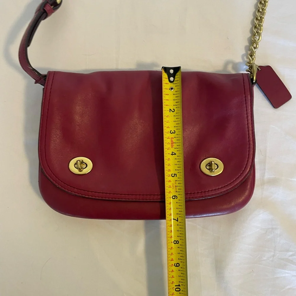 Coach Legacy Double‎ Gusset Flap Chain Bag- Vintage